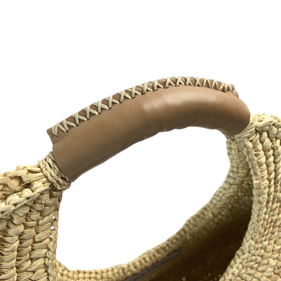 Dans-la-main Tan Woven Women's Bag - Picture 8 of 11